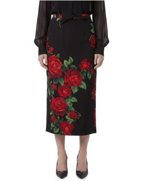 Dolce & Gabbana Midi Skirts - Red