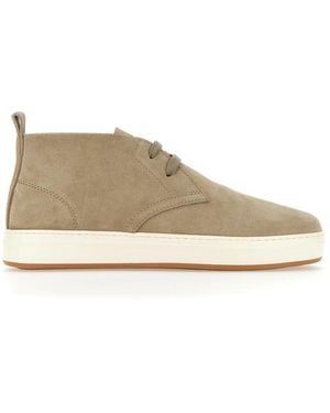 Hogan Lace-Up Boots - Neutro