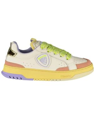 Blauer Trainers - Yellow