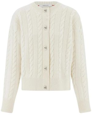 Ferragamo Cardigans - White