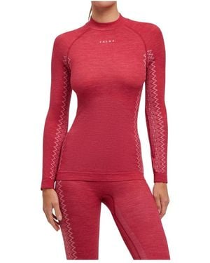 FALKE Long Sleeve T-Shirts - Red