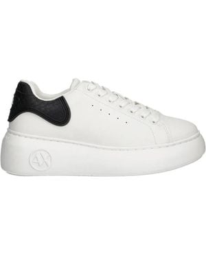 ARMANI EXCHANGE Plateau-Sneakers - Weiß