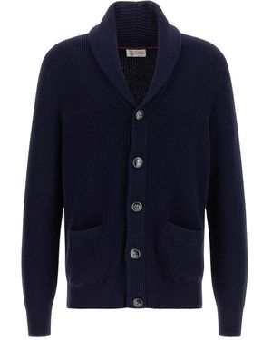 Brunello Cucinelli Cardigans - Blue