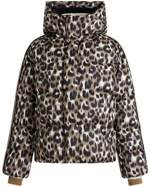 Fusalp Leopard Daunenjacke - Schwarz