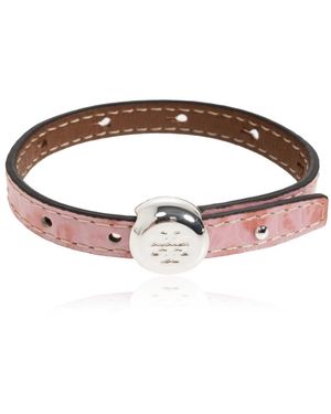 Tory Burch Icon Leren Armband - Bruin