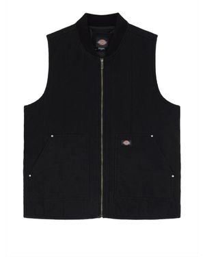 Dickies Gewatteerd Canvas Vest Zwart