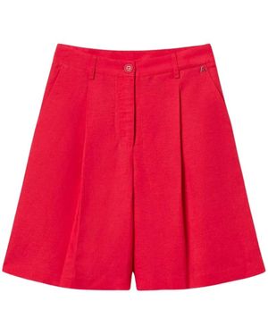 Twinset Casual Shorts - Red