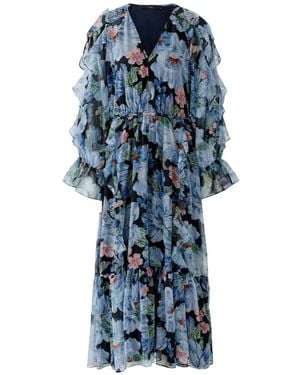 Ouí Midi Jurken - Blauw