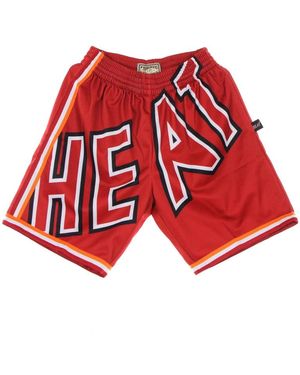 Mitchell & Ness Training Shorts - Rosso