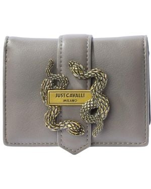 Just Cavalli Iconic Snakes Portafoglio - Grau