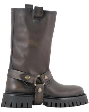 Golden Goose High Boots - Gris