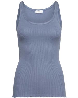 Rosemunde Sleeveless Tops - Blu