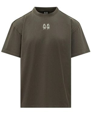 44 Label Group Tops ,Bruin ,Katoen Standard Tee Bigger - Groen
