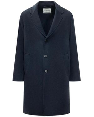 Amaranto Single-Breasted Coats - Bleu