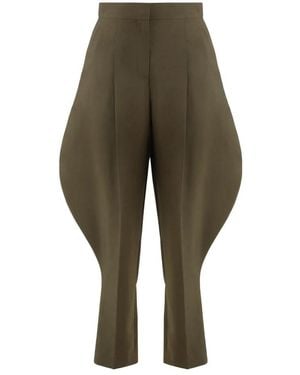 Fendi Hose Aus Wolle Und Mohair - Grün
