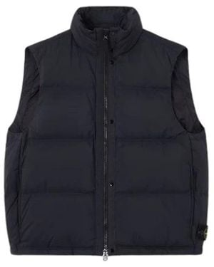 Stone Island Jassen ,Blauw ,H26 Stone Cardigan