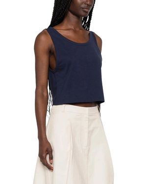 Sporty & Rich Sleeveless Tops - Blue