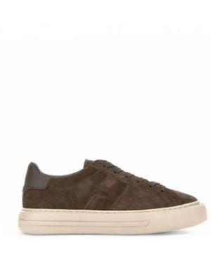 Hogan H691 Allacciato H Sneakers - Bruin