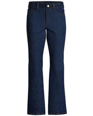 Marella Zeitlose Blaue Denim-Hose