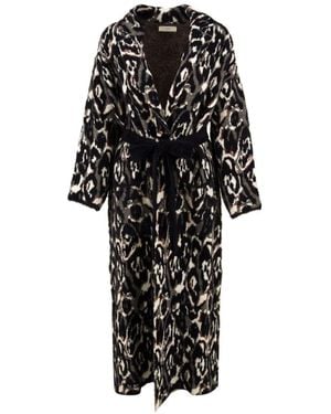 Akep Belted Coats - Black