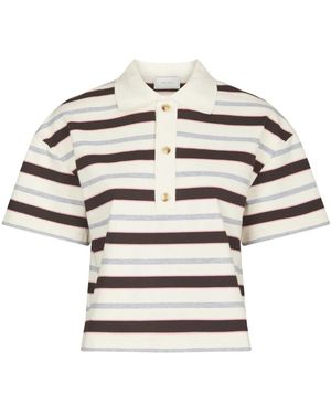 Neo Noir Vennera Driekleurige Polo - Grijs