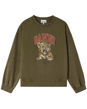 Ganni Sweatshirts - Verde