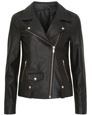 Notyz Leather Jackets - Black