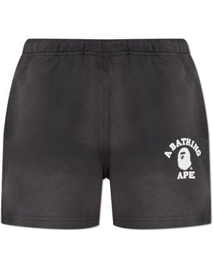 A Bathing Ape Short Shorts - Black