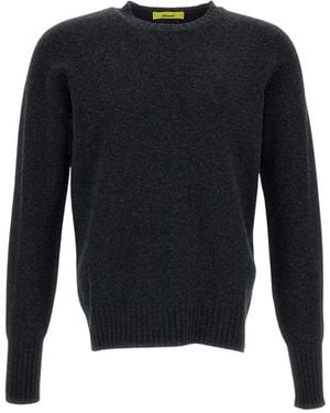 Drumohr Truien & Vesten ,Grijs ,Wol Round-Neck Truien - Blauw