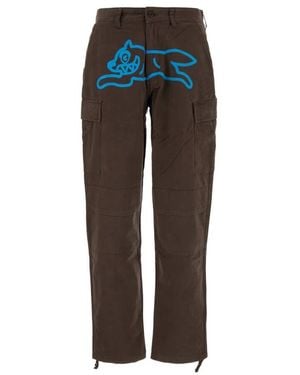 ICECREAM Straight Trousers - Brown