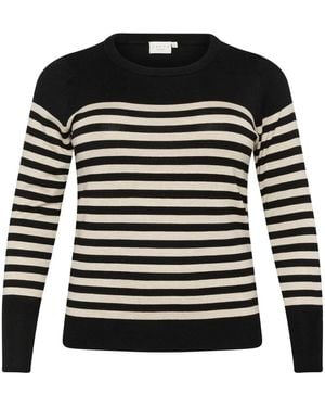 Kaffe Round-Neck Knitwear - Negro