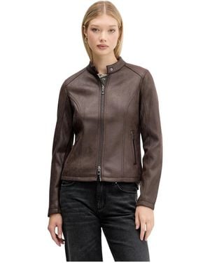 Desigual Gecombineerd Jack Van Kunstleer - Bruin