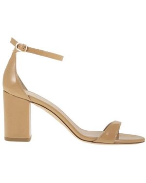 Stuart Weitzman Nudist Block 75 Sandaal - Metallic