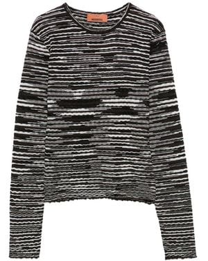 Missoni Sweater Met Ronde Hals - Zwart