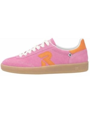 Rieker Moderne Unikleurige Volwassen Sneaker - Roze