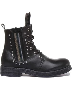 Replay Lace-Up Boots - Black