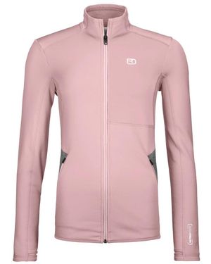 Ortovox Fitness ,Roze ,Wol Fleecejack
