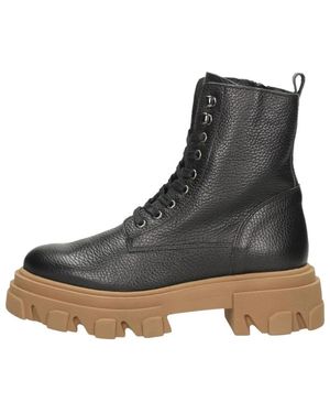 Poelman Lace-Up Laarzen - Zwart