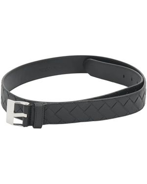 Bottega Veneta Accessoires ,Zwart ,Leer Watch Buckle Riem - Blauw