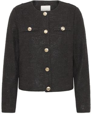 Ichi Tweed Jackets - Nero