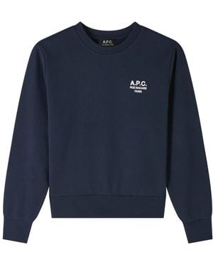 A.P.C. Rue Madame Sweatshirt - Blau