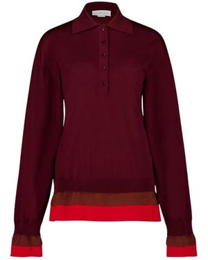 Stella McCartney Round-Neck Knitwear - Rojo