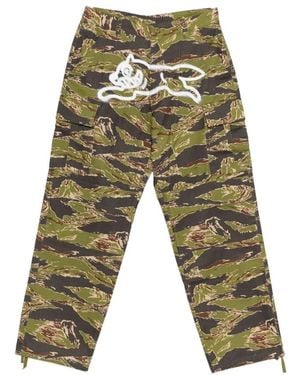 ICECREAM Straight Trousers - Green