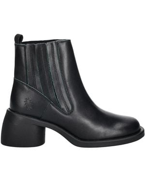 Fly London Hail310Fly Enkellaarsjes - Zwart