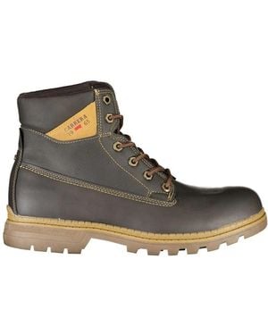 Carrera Lace-Up Boots - Marrón