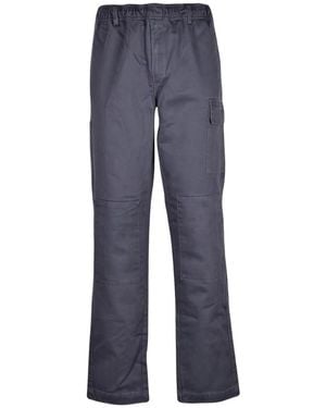 GR10K Fitness ,Grijs ,Katoen Cargo Broek - Blauw