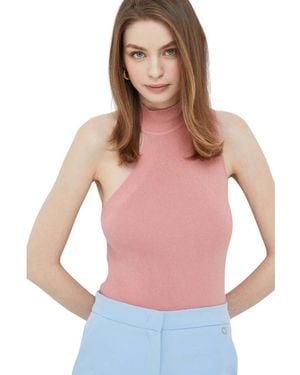 DKNY Tops ,Roze ,Katoen Halter Neck Top