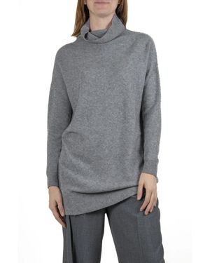 Manila Grace Korte Jurk Aw24 - Grijs