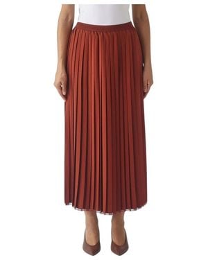 Twinset Midi Skirts - Rojo