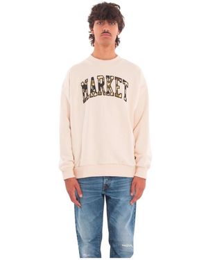 Market Camo Logo Sweatshirt - Naturel